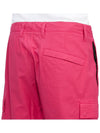 Cargo Bermuda Shorts Pink - STONE ISLAND - BALAAN 11