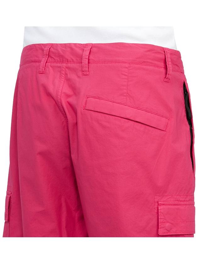 Cargo Bermuda Shorts Pink - STONE ISLAND - BALAAN 11