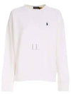 Embroidered Logo Pony Sweatshirt White - POLO RALPH LAUREN - BALAAN 2