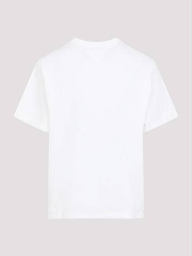 Side Detail Short Sleeve T-Shirt White - BOTTEGA VENETA - BALAAN 3