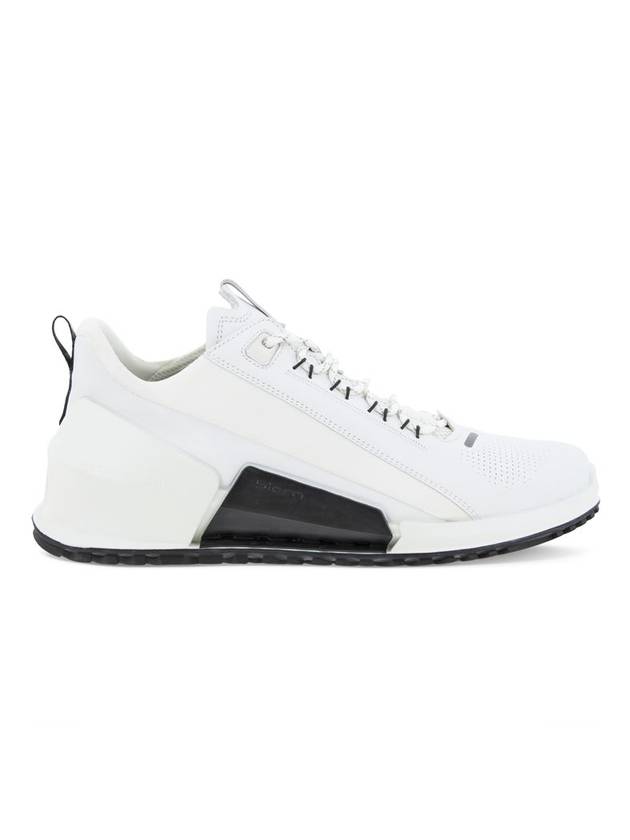 Biome 2 0 Leather Blend Low Top Sneakers White - ECCO - BALAAN 1