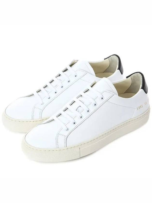 Women's Achilles Retro Low Top Sneakers White - COMMON PROJECTS - BALAAN.