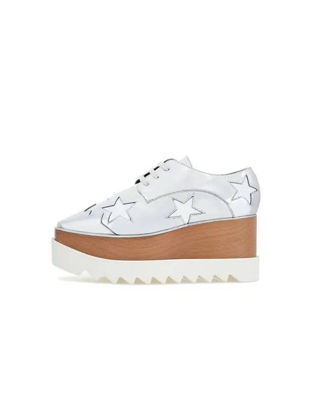 STELLA McCARTNEY ELYSE star platform shoes silver - STELLA MCCARTNEY - BALAAN 1