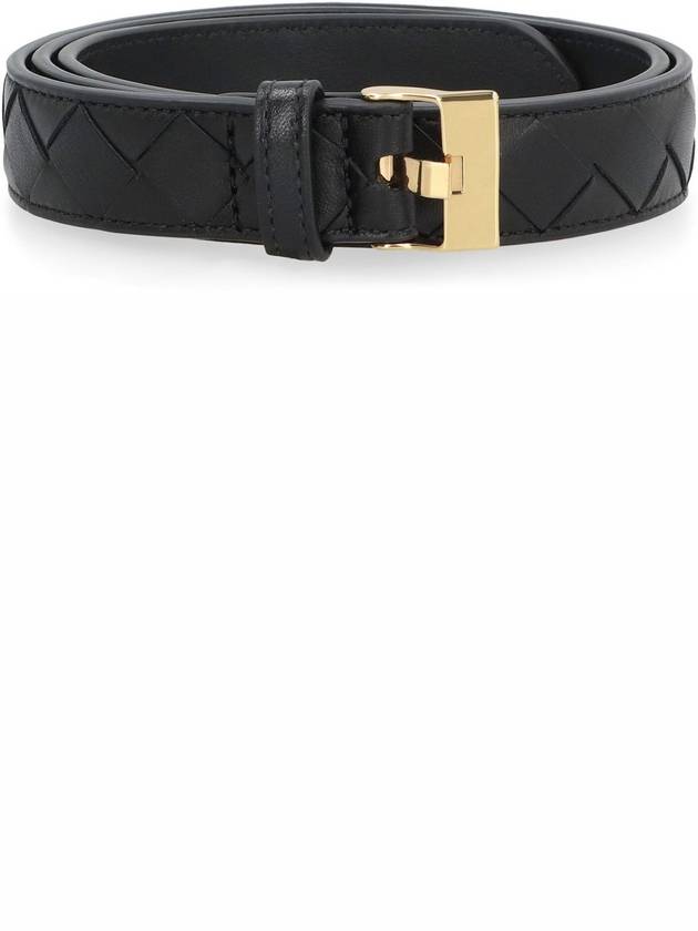 24FW Regular Belt 38988191 799048 VCPP5 1019 BLACK - BOTTEGA VENETA - BALAAN 3