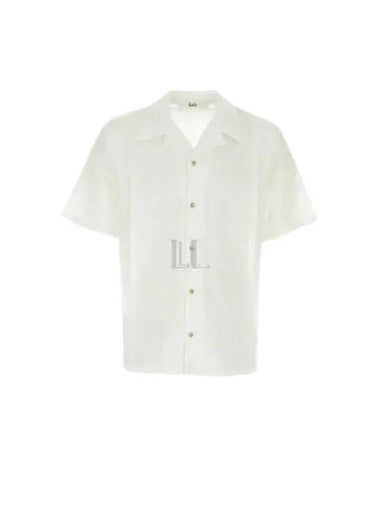 Seper Dalian Short Sleeve Shirt Feather White DalianFEA - SEFR - BALAAN 1