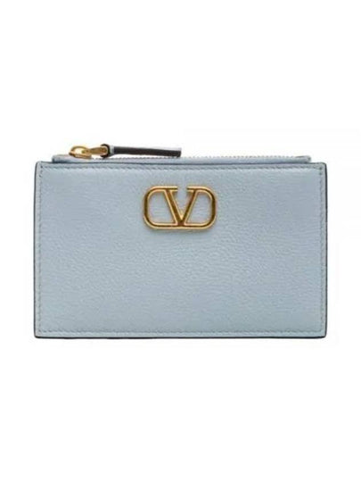 V logo signature card case - VALENTINO - BALAAN 2