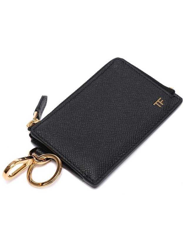 TF Logo Key Holder Black - TOM FORD - BALAAN 6