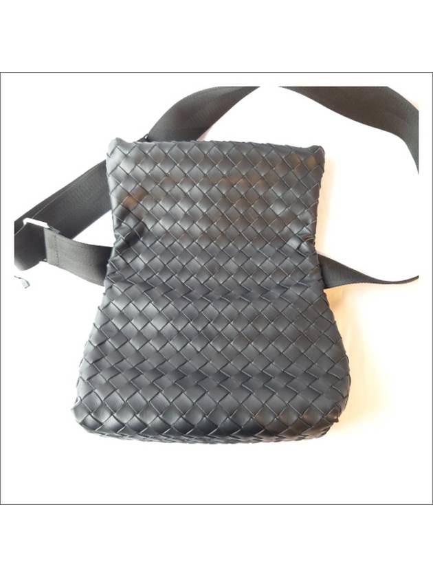 Intrecciato Small Cross Bag Black - BOTTEGA VENETA - BALAAN 4