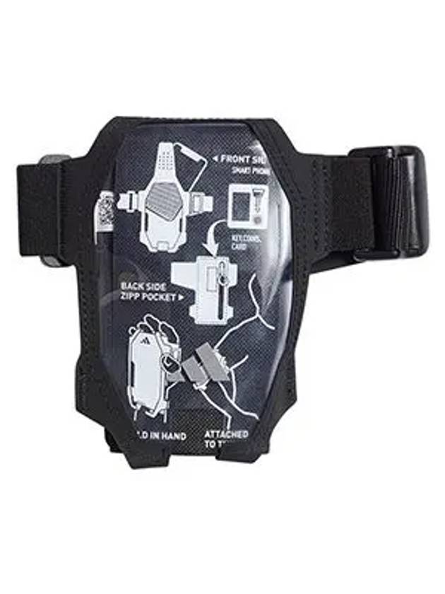 Run 2 Way Mobile Armband Black - ADIDAS - BALAAN 2