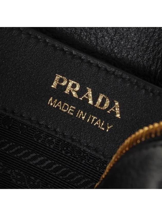 Triangle Logo Medium Shoulder Bag Black - PRADA - BALAAN 10