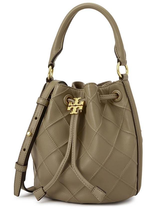 Fleming Soft Bucket Bag Beige - TORY BURCH - BALAAN.