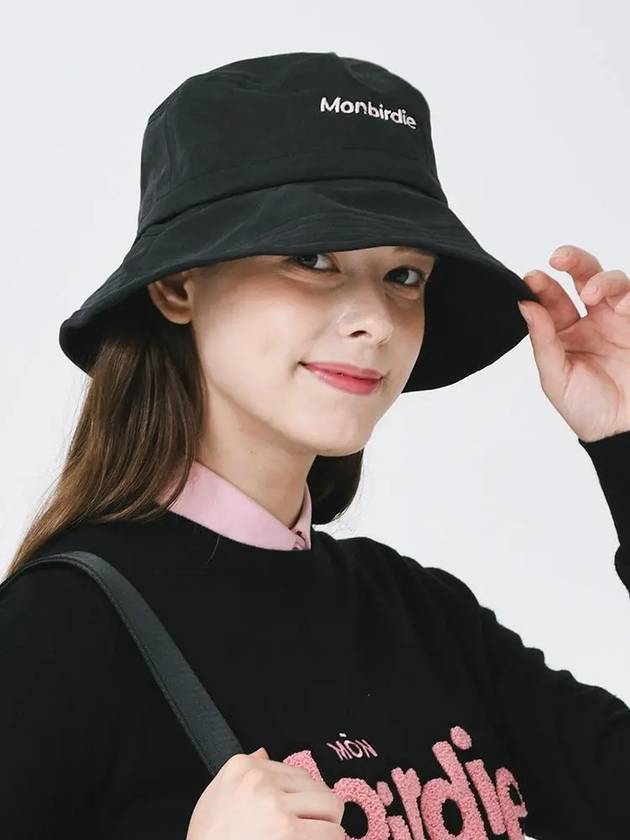 Script wire bucket hat BLACK - MONBIRDIE GOLF - BALAAN 4