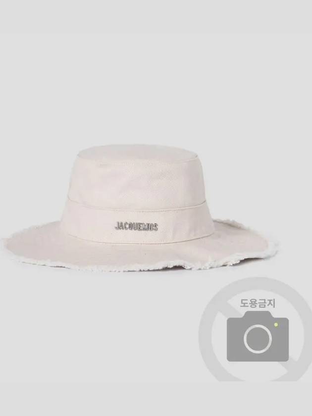 Le Bob Artichaut Bucket Hat Off White - JACQUEMUS - BALAAN 4