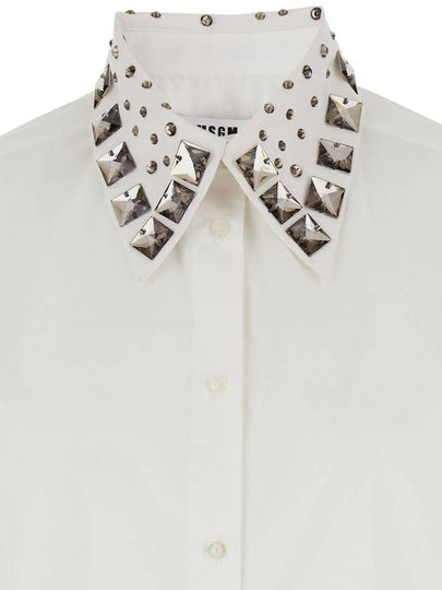 Msgm White Cotton Shirt - MSGM - BALAAN 2