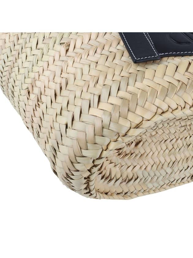 32702S81 Palm leaf calfskin basket bag large 33709Y 4 - LOEWE - BALAAN 5