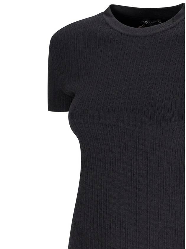 RIBBED SILK T-SHIRT - TOM FORD - BALAAN 3