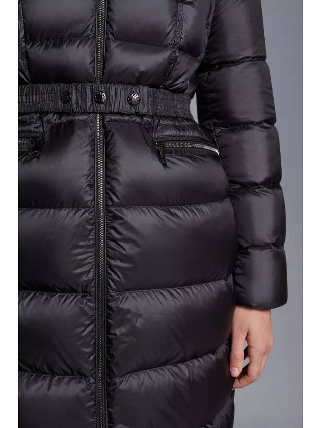 Boedic Long Down Padding Black - MONCLER - BALAAN 6