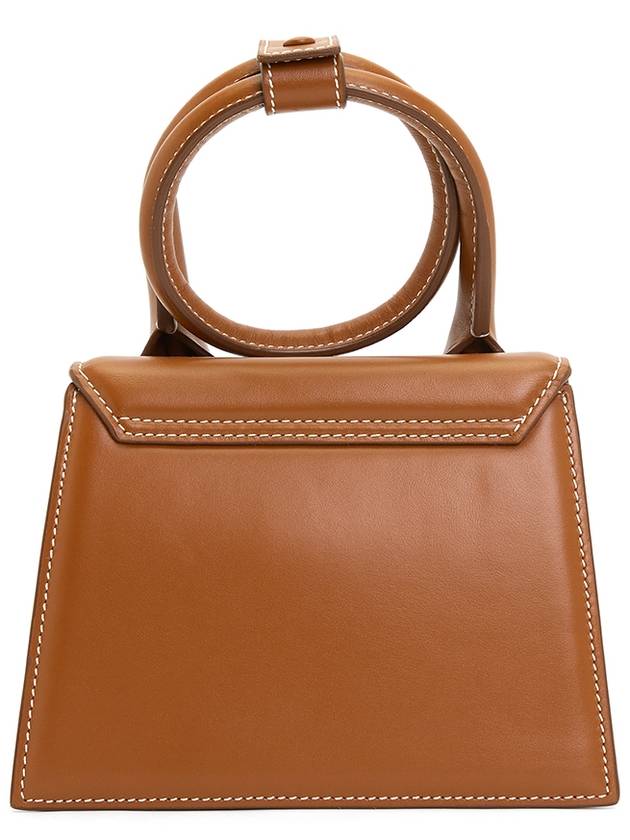 Coil Handle Le Chiquito Tote Bag Brown - JACQUEMUS - BALAAN 5