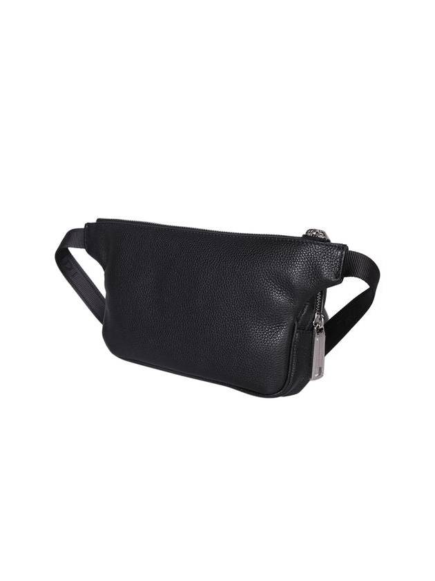 Roma Leather Belt Bag Black - FENDI - BALAAN 3