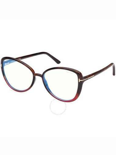 Tom Ford Blue Light Block Butterfly Ladies Eyeglasses FT5907-B 055 55 - TOM FORD - BALAAN 1