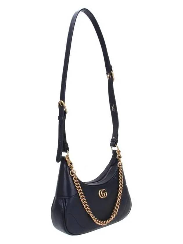 Aphrodite Small Logo Chain Shoulder Bag Black - GUCCI - BALAAN 3