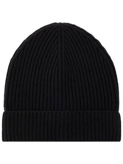 Ribbed Knit Turn-Up Brim Beanie FXL68TJFMU9 - DOLCE&GABBANA - BALAAN 2