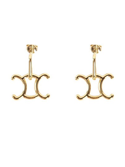 Triomphe Lock Earrings - CELINE - BALAAN 2