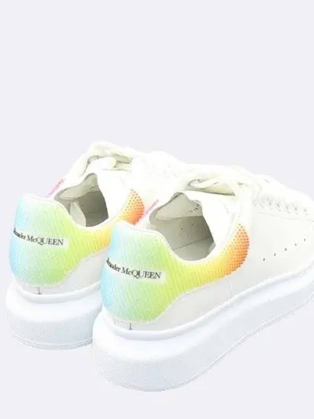 Unused 708070 White Color Rainbow Tab Oversole Women s Sneakers 35 225MM - ALEXANDER MCQUEEN - BALAAN 5