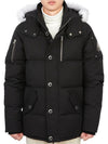 Original 3Q Hooded Padding White Shearling Black - MOOSE KNUCKLES - BALAAN 5