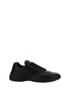 America's Cup Patent Leather Low Top Sneakers Black - PRADA - BALAAN 2