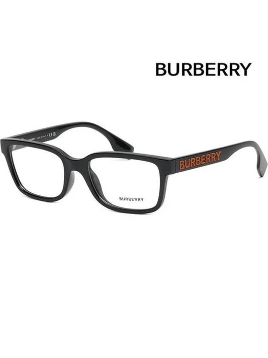 Glasses frame BE2379U 3001 horn rim square black Charlie - BURBERRY - BALAAN 1