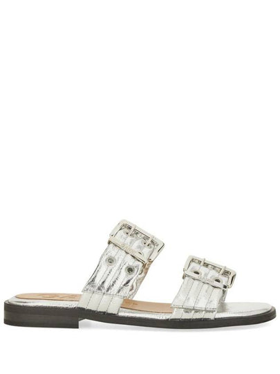 Strap Buckle Slider Sandals S2666 - GANNI - BALAAN 2