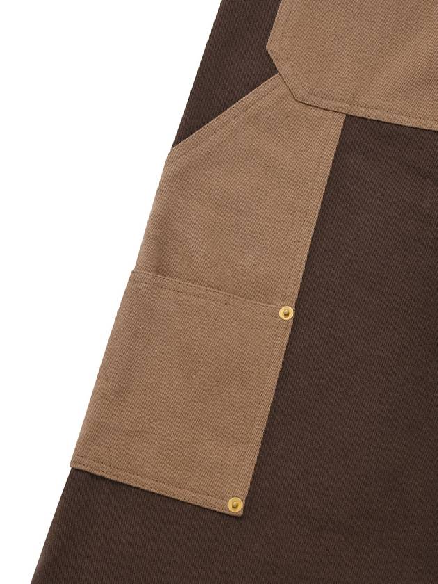 Unisex Cargo Wide Pants Brown - PHOS333 - BALAAN 9