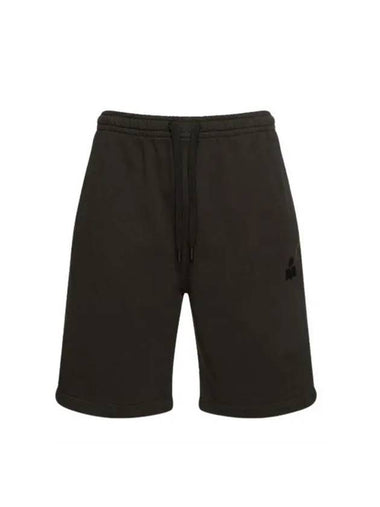 Mahalo Logo Shorts Faded Black - ISABEL MARANT - BALAAN 1