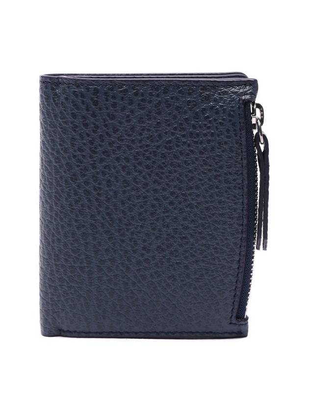 Signature Stitch Zipper Pocket Half Wallet Navy - MAISON MARGIELA - BALAAN 5