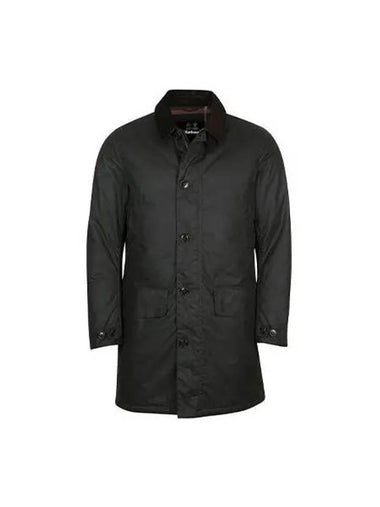 Jacket wax mac coat dark green - BARBOUR - BALAAN 1