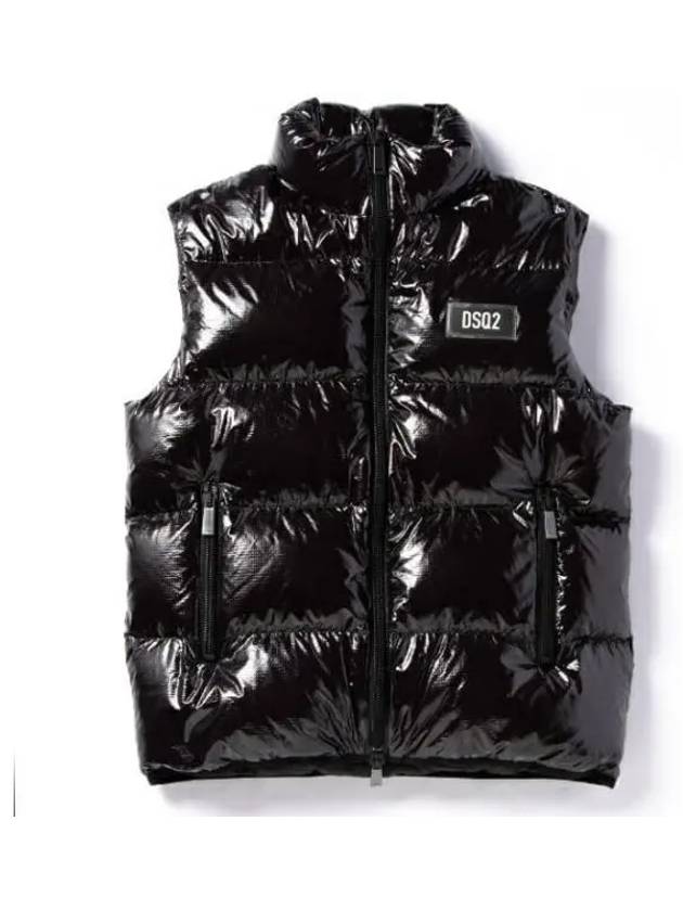 Logo Down Vest Black - DSQUARED2 - BALAAN 2