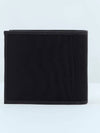 Triangle Logo Re-Nylon Half Wallet Black - PRADA - BALAAN 3