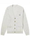 Bold Fox Head Patch Regular Cardigan Grey - MAISON KITSUNE - BALAAN 2