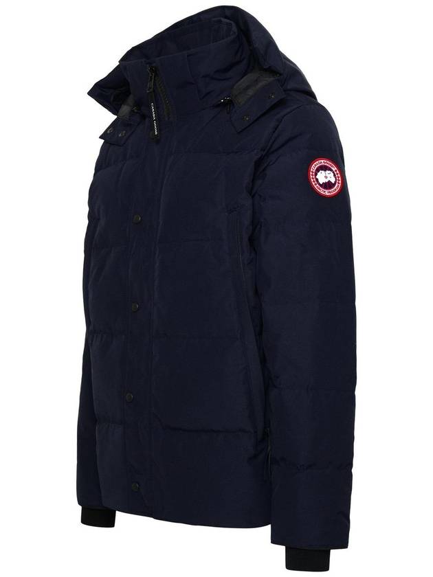 Wyndham Logo Patch Padding Navy - CANADA GOOSE - BALAAN 4