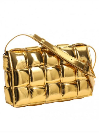 Padded Cassette Cross Bag Gold - BOTTEGA VENETA - BALAAN 2