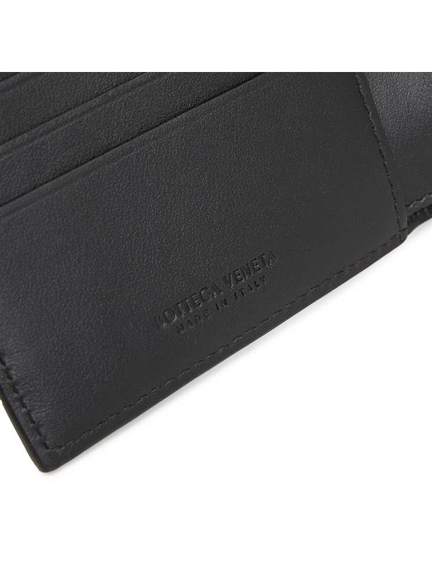 Intrecciato Half Wallet Black - BOTTEGA VENETA - BALAAN 6