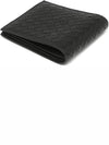 Intrecciato Weaving Half Wallet Black - BOTTEGA VENETA - BALAAN 5