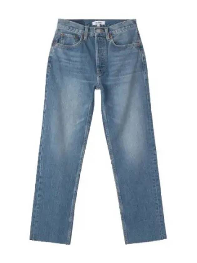 Stove Pipe Denim Pants Medium Vain Jeans - RE/DONE - BALAAN 1