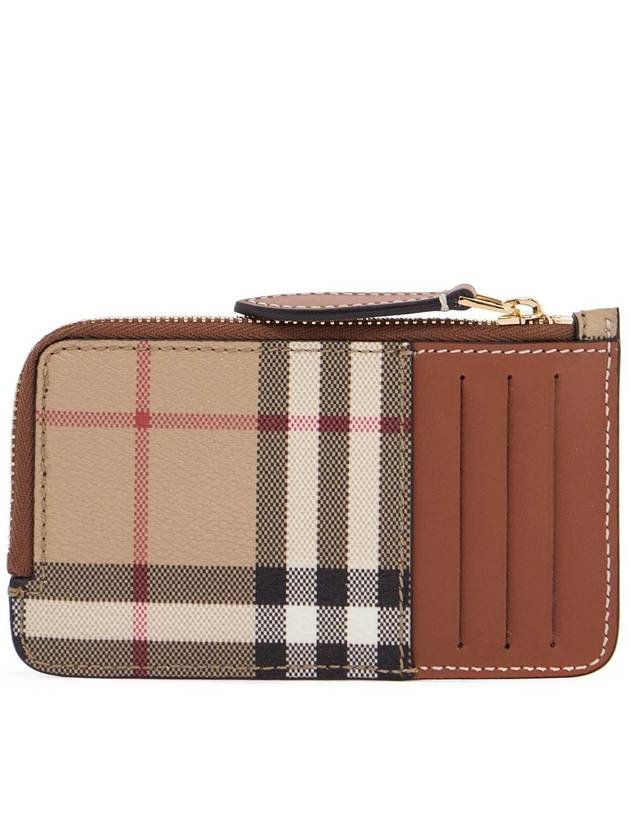 Check Card Wallet Archive Beige - BURBERRY - BALAAN 3