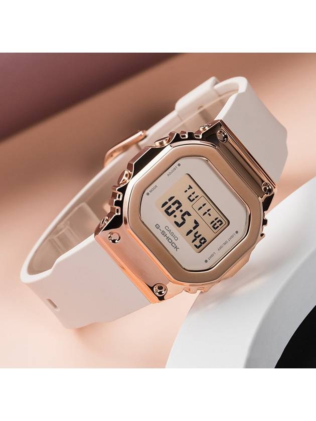 Digital Square Bezel Watch Pink Gold - G-SHOCK - BALAAN 2