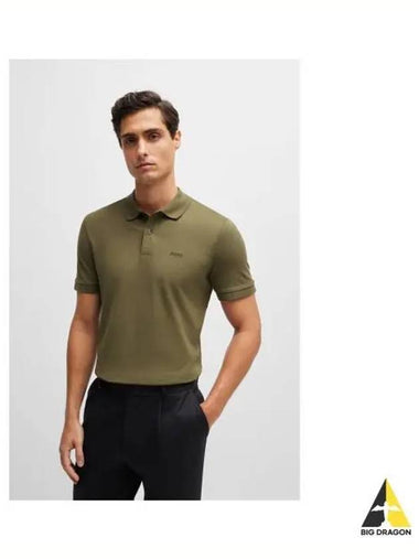 Pima cotton pique polo shirt regular fit 50468301 377 - BOSS - BALAAN 1