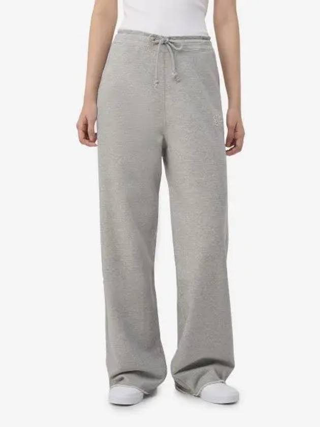 Women's Isoli Wide Pants Grey - GANNI - BALAAN 2