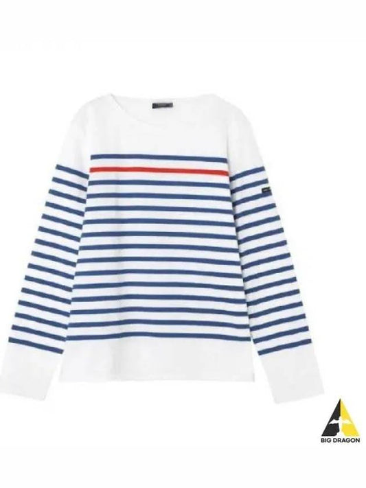 Navy striped long sleeve t shirt NEIGETULIPE 4926 - SAINT JAMES - BALAAN 1