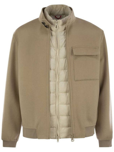 ARTUTO - Wool and nylon bomber jacket with waistcoat - PALTO - BALAAN 1